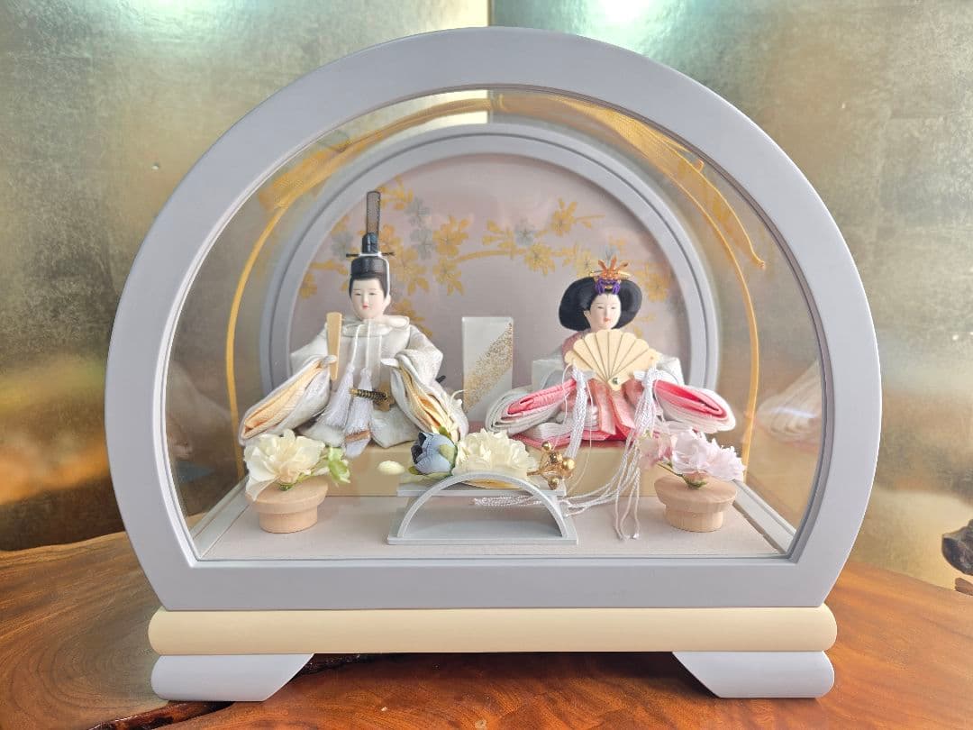 【一点限り】雛人形 ケース飾り　K62