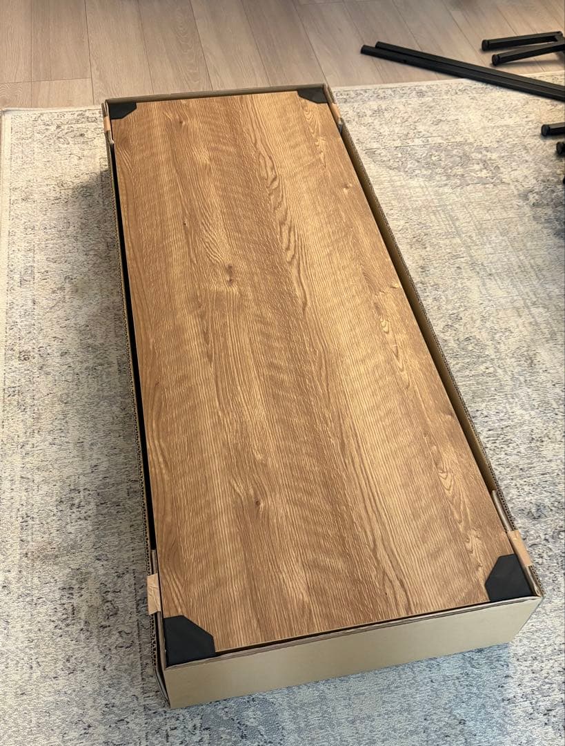 LOWYA 木目調リビングテーブル