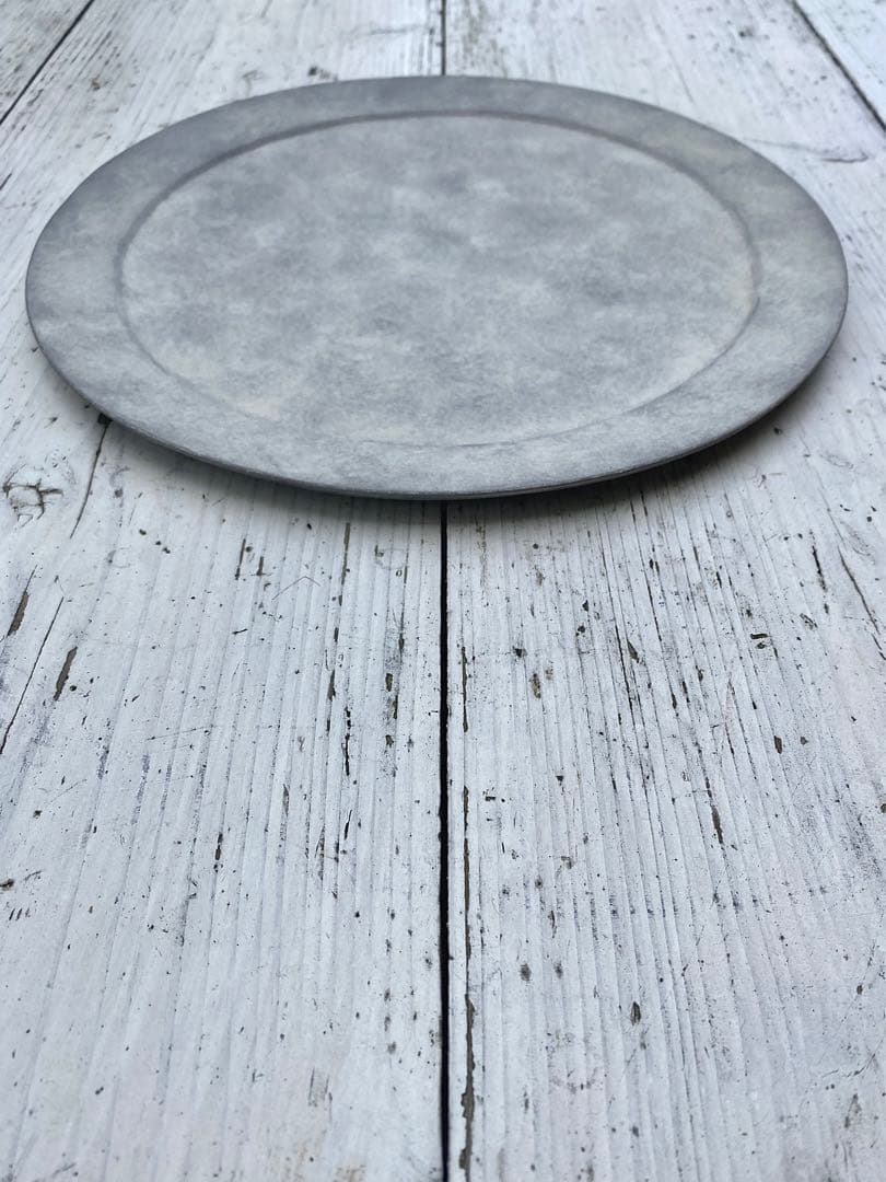 【新品未使用】吉田次朗 大皿 リムプレート 稀少9寸皿