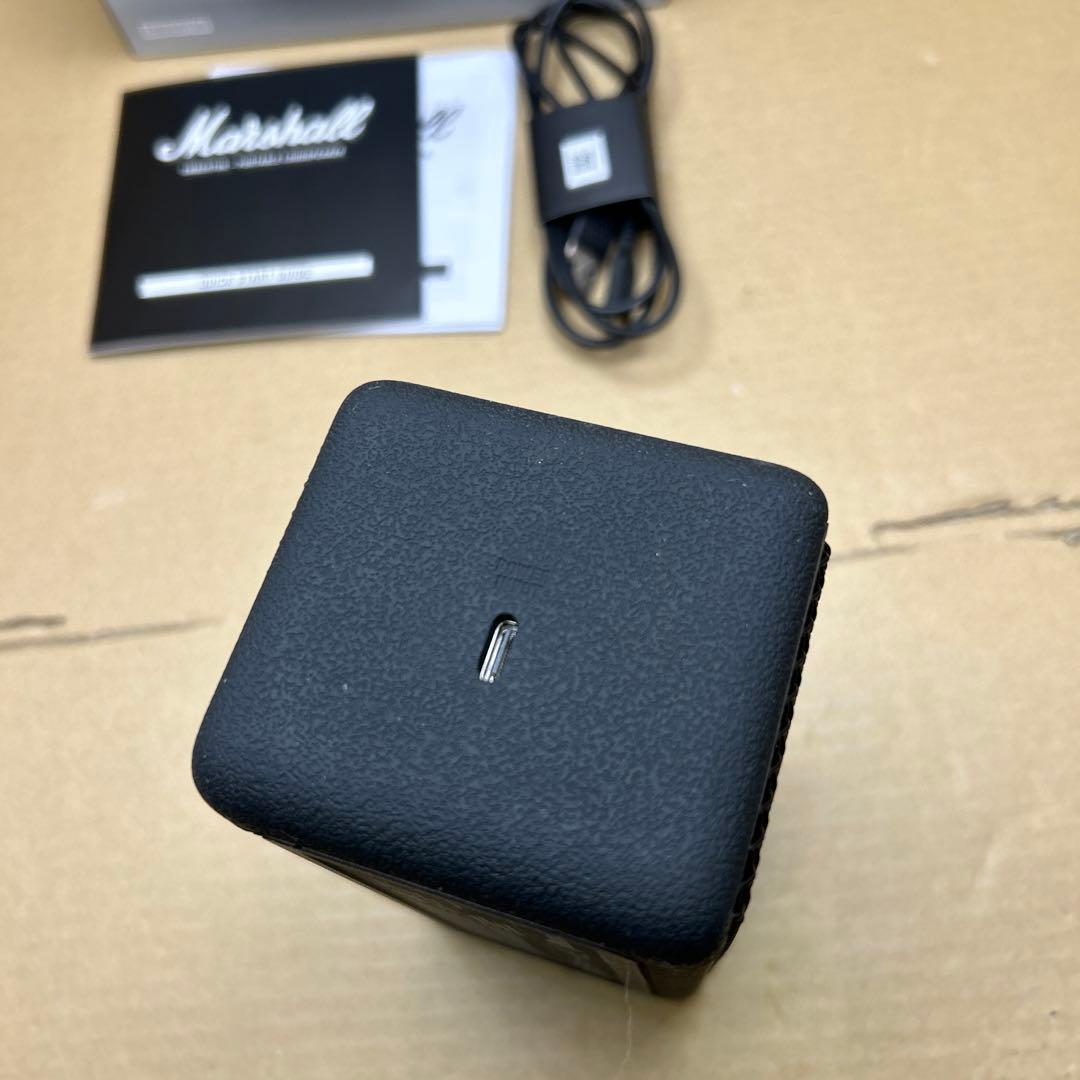 Marshall ワイヤレスポータブル防水スピーカー Emberton ブラック