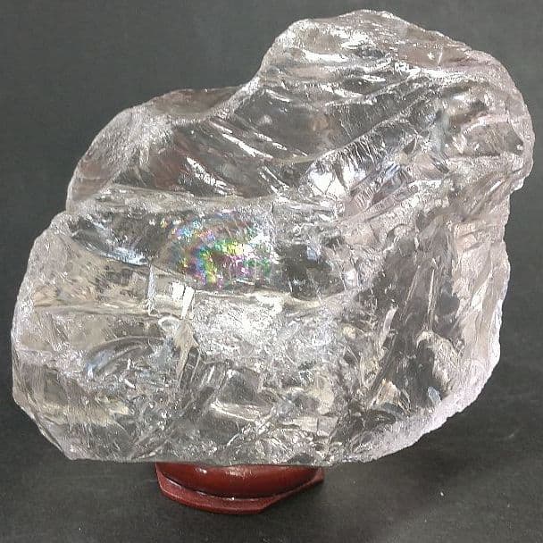 最終値下げ 銑-⑰【高透明 かっこみ水晶 】レインボー 90✖️74✖️64㍉