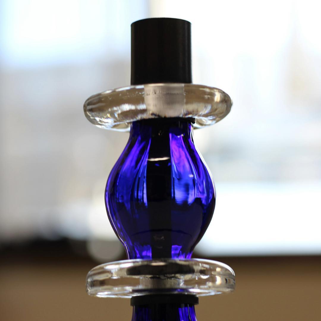 【美品・刻印】エリックホグラン　キャンドルホルダー オニオン型　2個セット