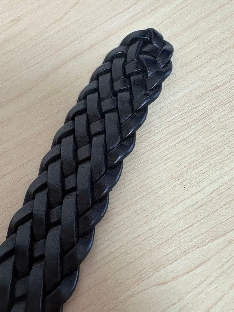 Anderson's ダブルリングバックルメッシュレザーベルトEDIFCE別注