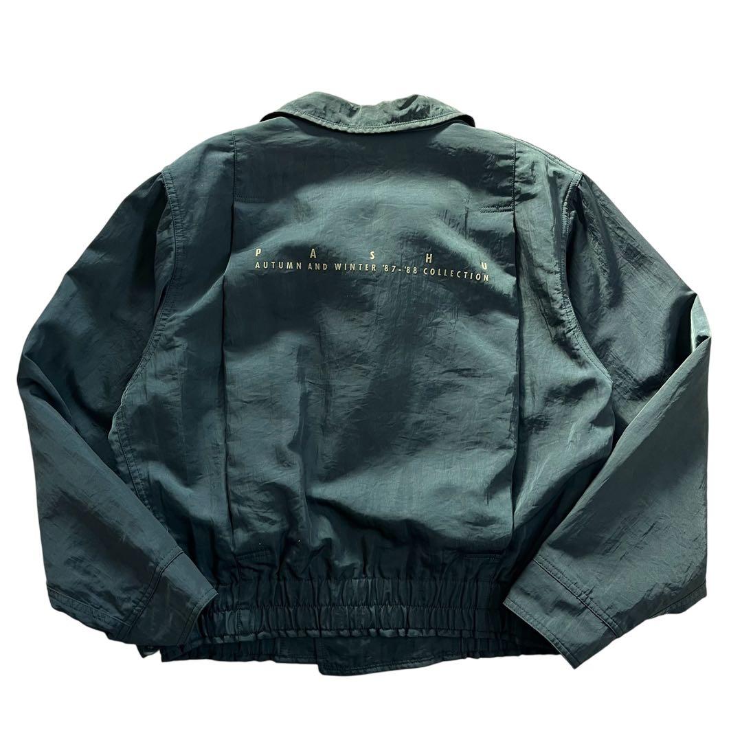 80s PASHU ダブルブレスト ブルゾン 短丈 ヴィンテージ シンホソカワ
