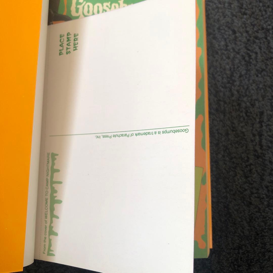 【レア】1st edition グースバンプス #9 悪夢のキャンプにようこそ