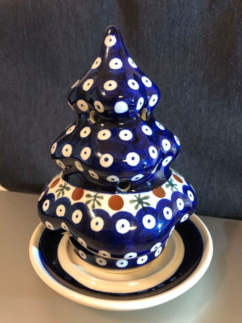 Poland 'ボレスワヴェツ・ポーリッシュポタリー＃陶器キャンドルランプ