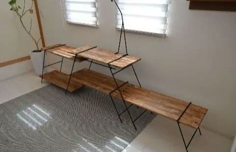 吉田メタル製　アイアンシェルフ　アイアンラック　360幅　アーチ型