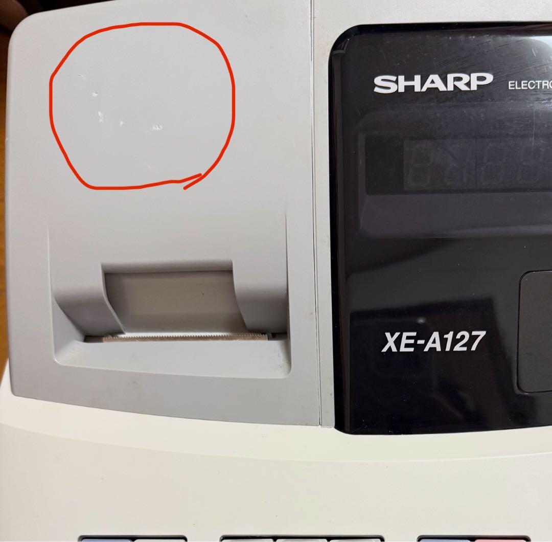 【WH】SHARP XE-A127 レジスター