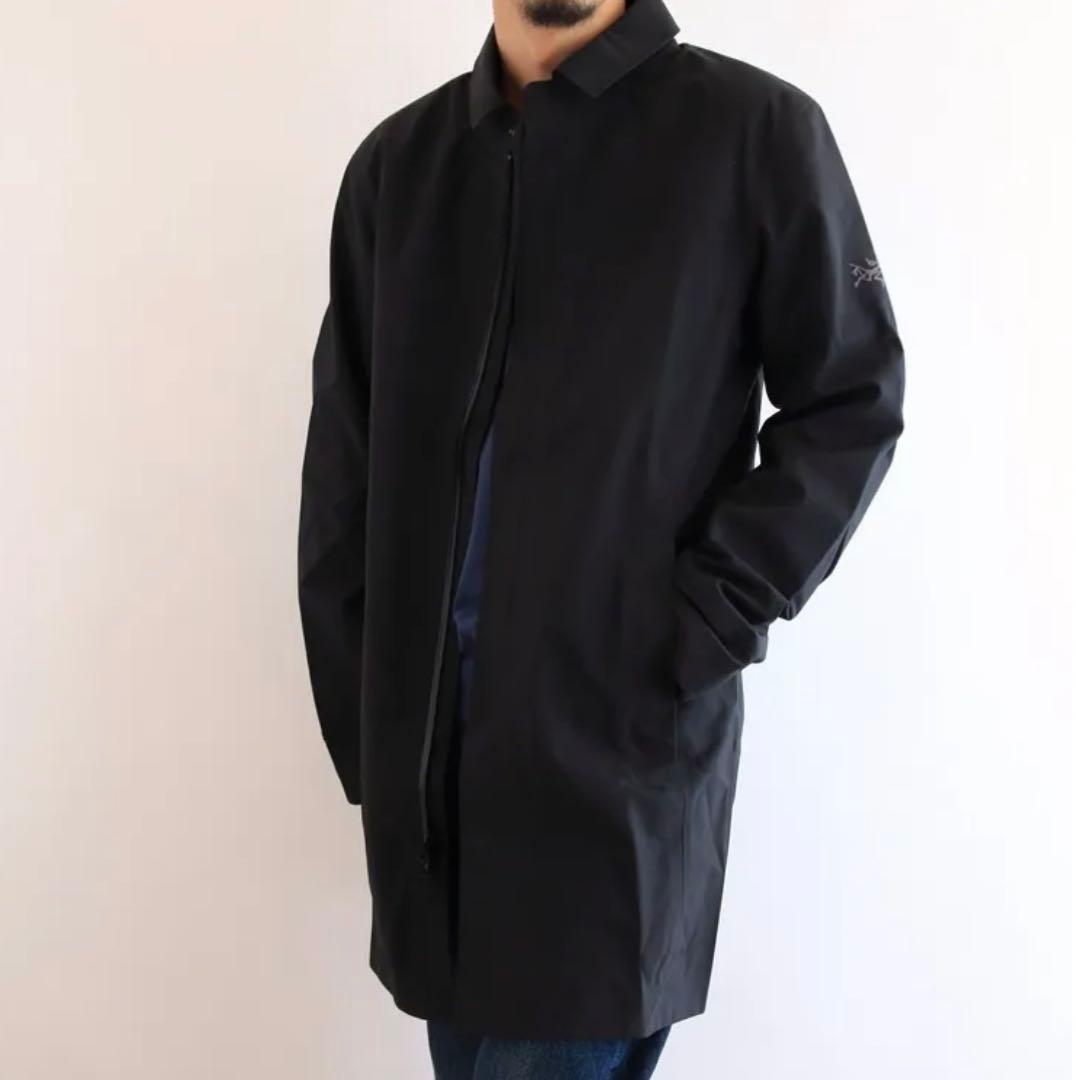 極美品 廃盤品 アークテリクス ケッペル トレンチコートゴアテックス ブラック