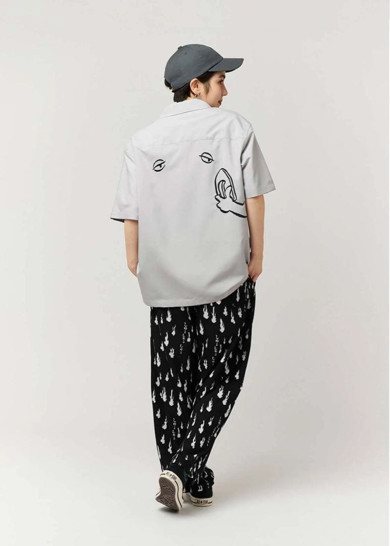 ぬりかべ ポリトロ ビッグシルエット 半袖シャツ