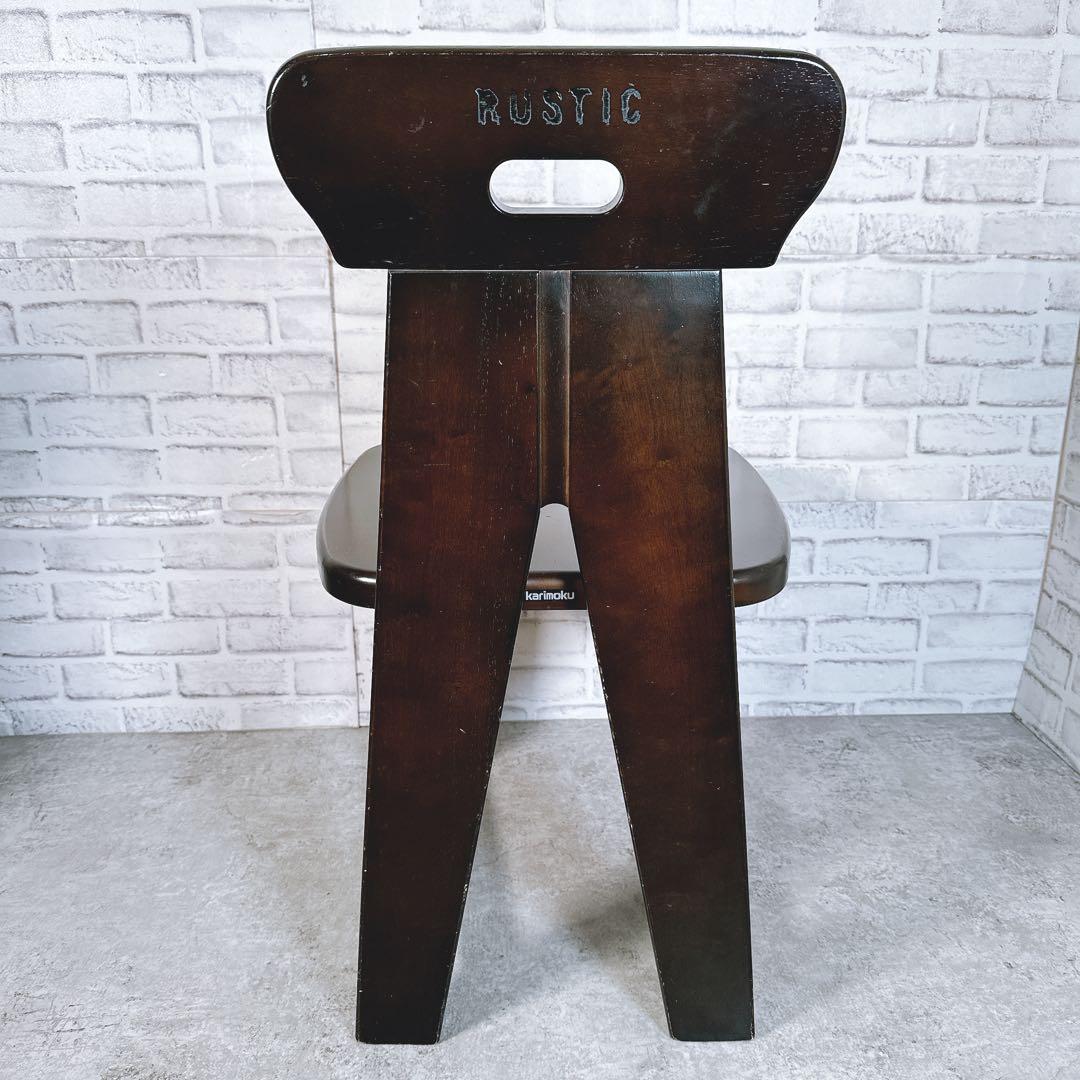 karimoku カリモク RUSTIC ラスティックチェア 2脚 無垢 椅子