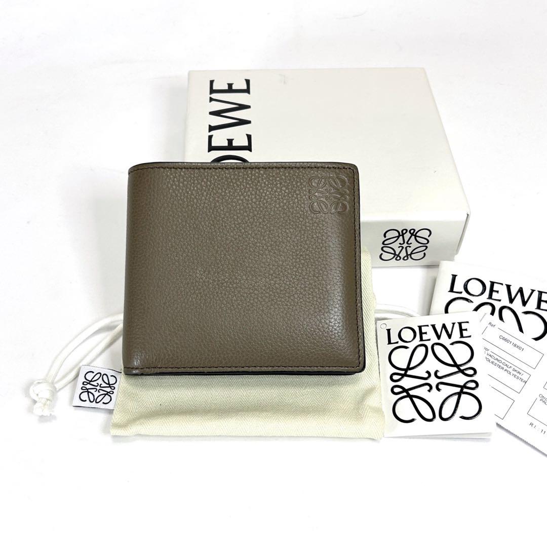 ロエベ LOEWE バイフォールドウォレット　二つ折り財布 アナグラム
