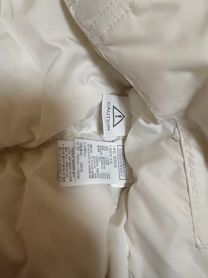 ノースフェイス HYBRID DOWN BALL レディースM 90 白黒