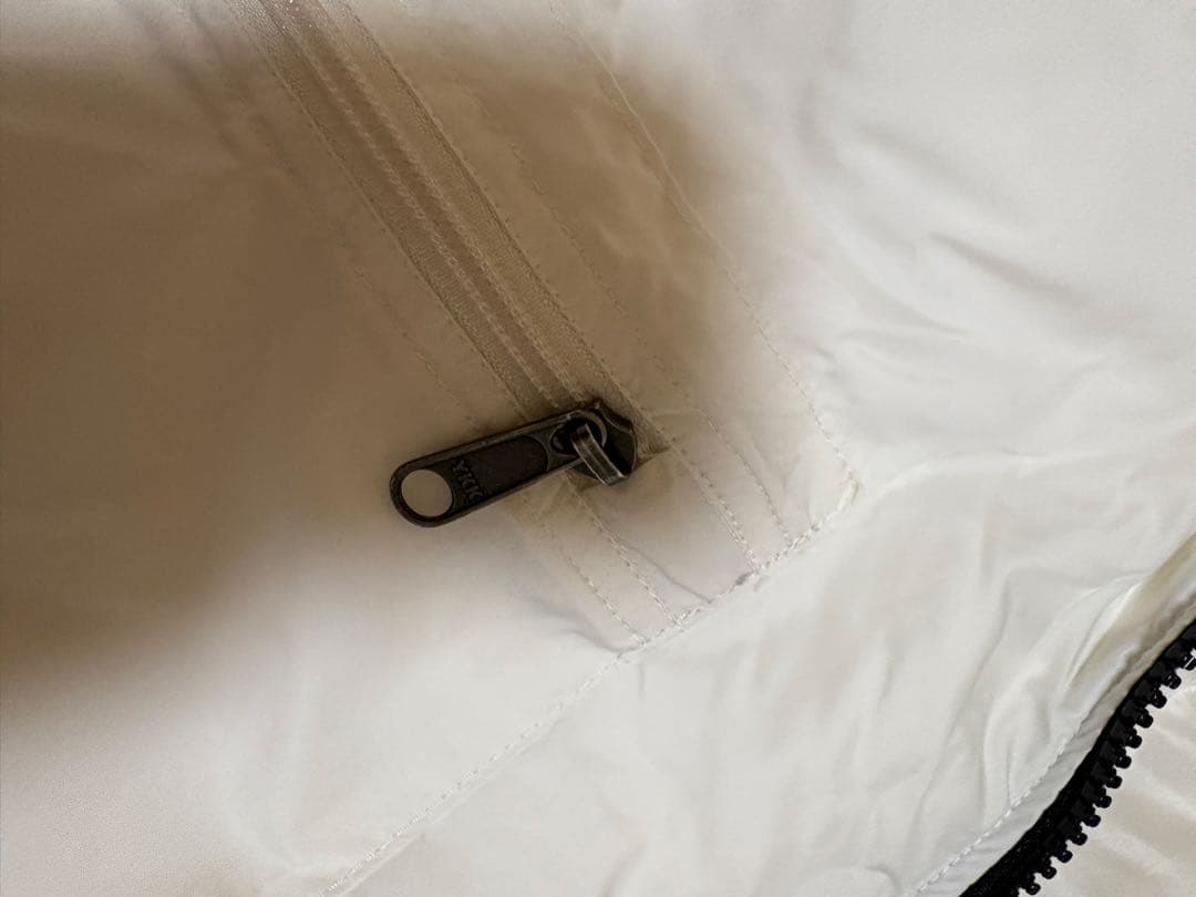 ノースフェイス HYBRID DOWN BALL レディースM 90 白黒