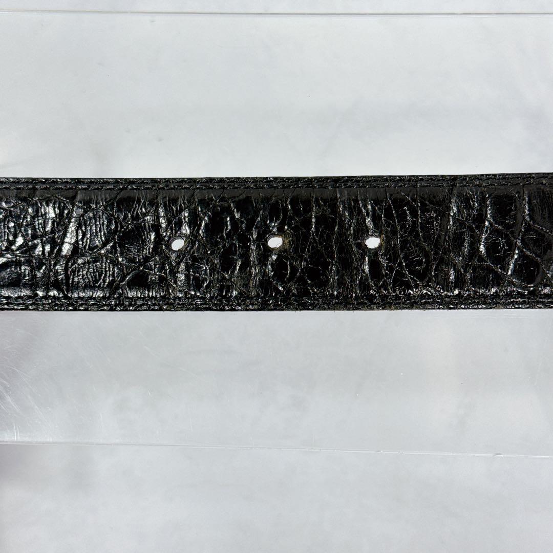 YVES SAINT LAURENT　サンローラン ベルト クロコ 革張り 美品