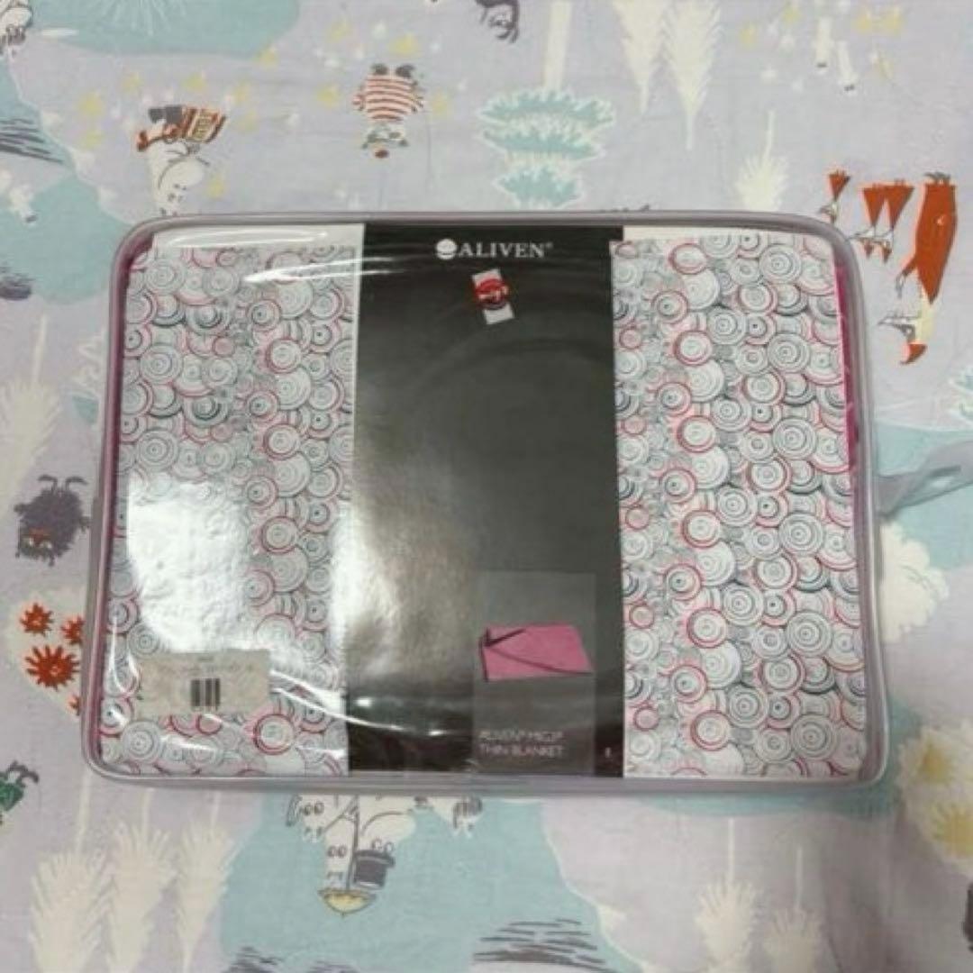 インベル　アライブン　ブランケット　小　80×110 ローズピンク①