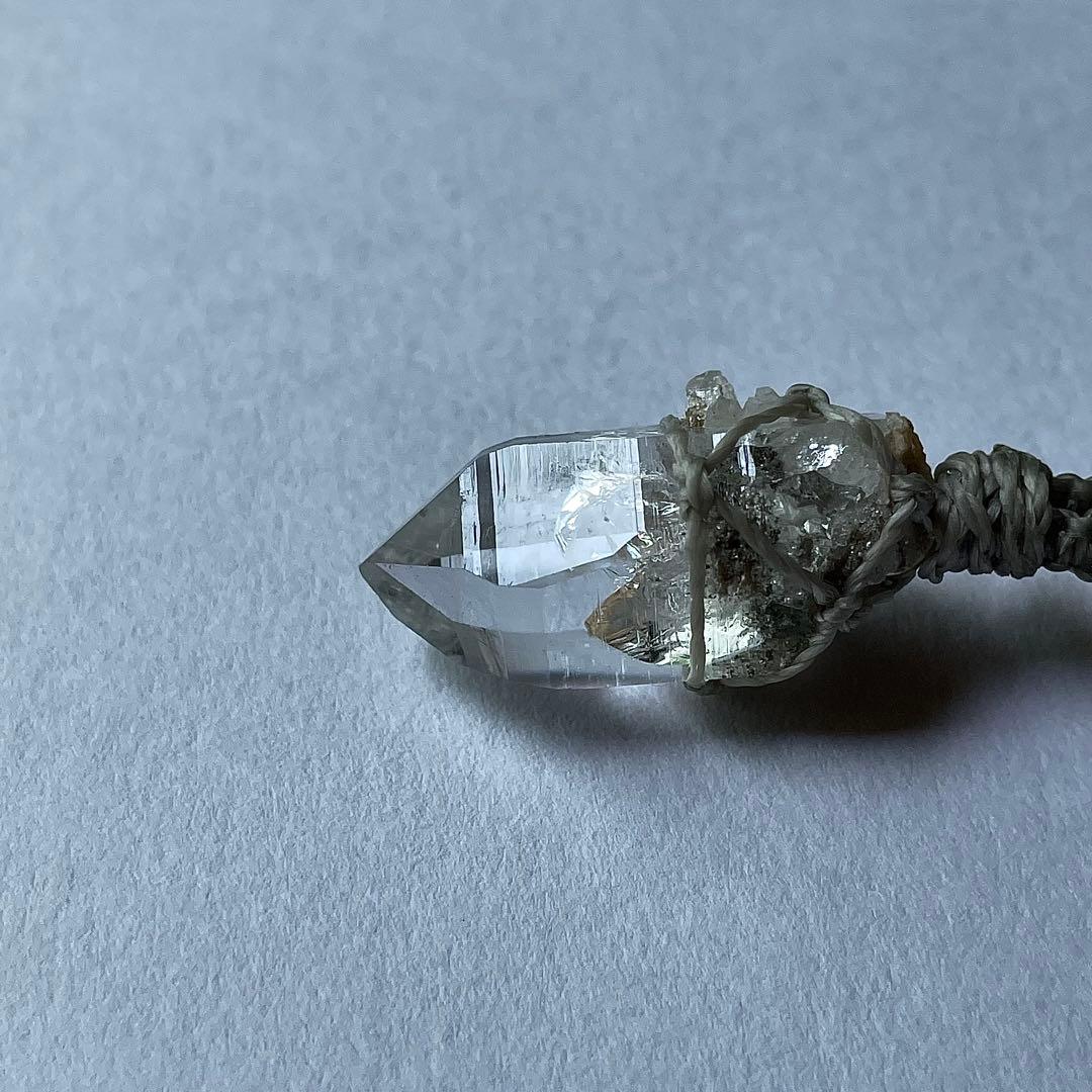 ヒマラヤ水晶 ガネッシュヒマール ＊ マクラメペンダント ネックレス 37