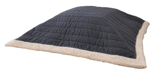 おしゃれ ふかふか かわいい もこもこ さらさら 正方形 こたつ布団 グレー