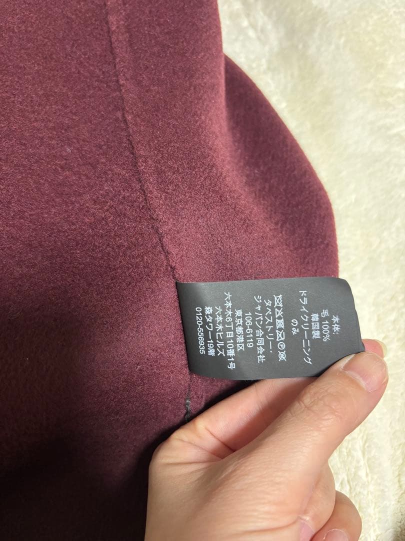 【sakura】COACH 黒 ワイン ロングコート