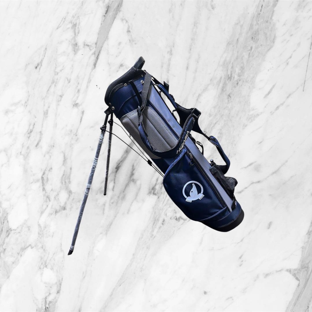HONMA ネイビー キャディバッグ スタンド付き