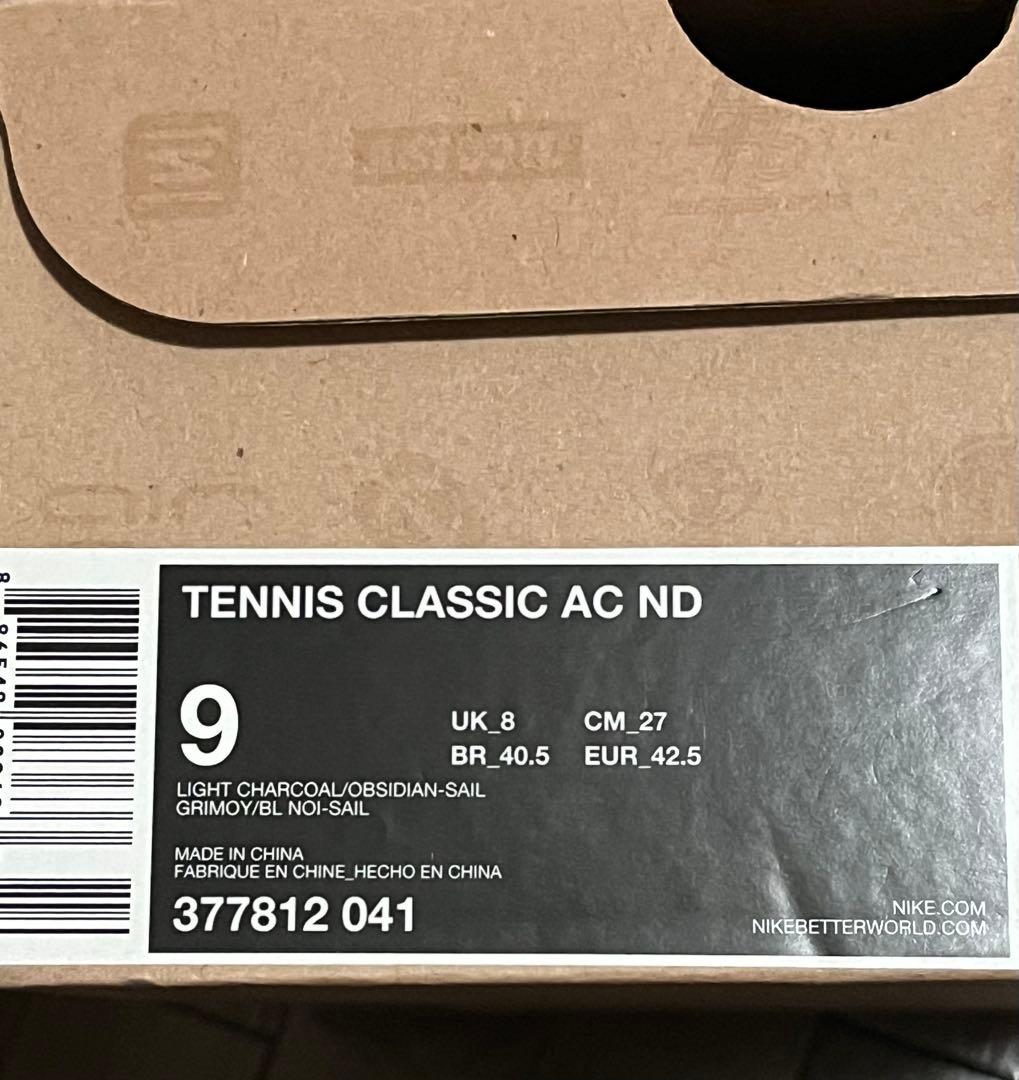 t*h様 NIKE FRAGMENT TENNIS CLASSIC AC ND