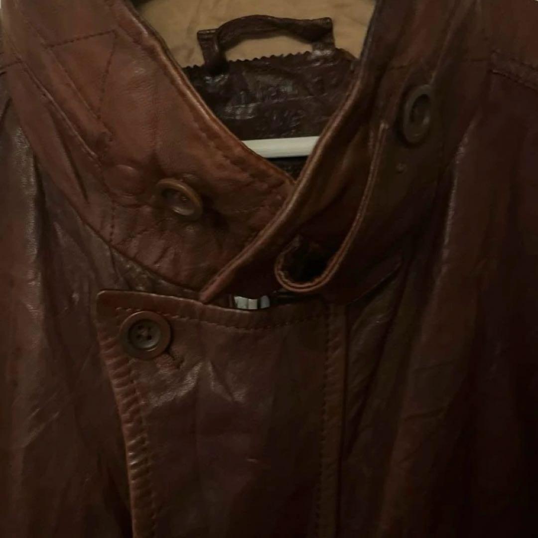 [良風合い]Vintgage M-65 レザージャケット　90s