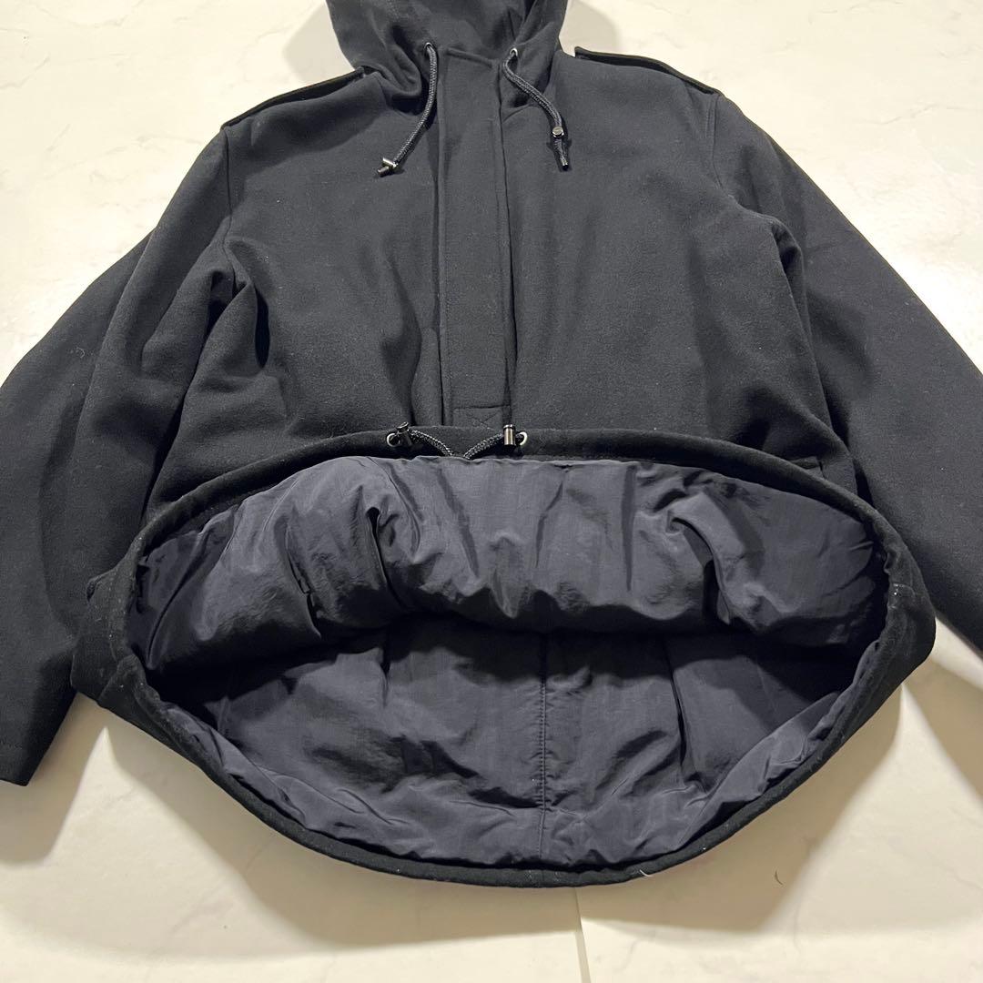 希少 PRADA アノラックパーカー ウール 50 XL archive 黒