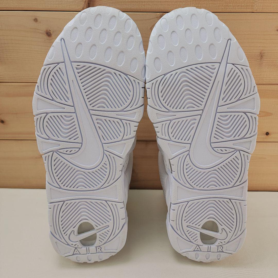 ナイキ エアモアアップテンポ ロー \"トリプルホワイト\" 25cm