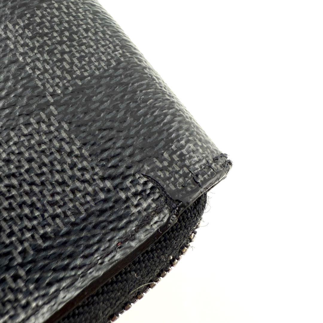 ルイヴィトン 長財布 ダミエ グラフィット ユーティリティ ヴェルティカル