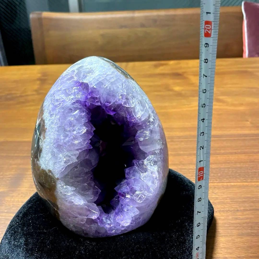 ウルグアイ　アメジスト　エッグ　水晶　天然石　原石　パワーストーン　クリスタル