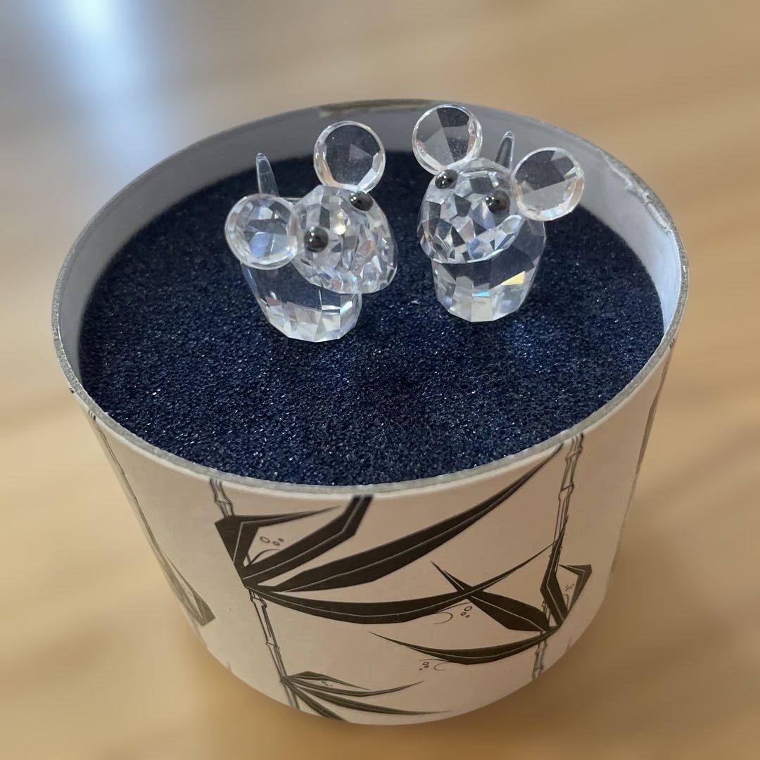 スワロフスキー Swarovski 廃盤品 ネズミ『Jo & Harry』