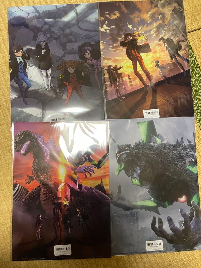 ゴジラVSエヴァンゲリオン セカンドインパクトG クリアファイルコンプセット