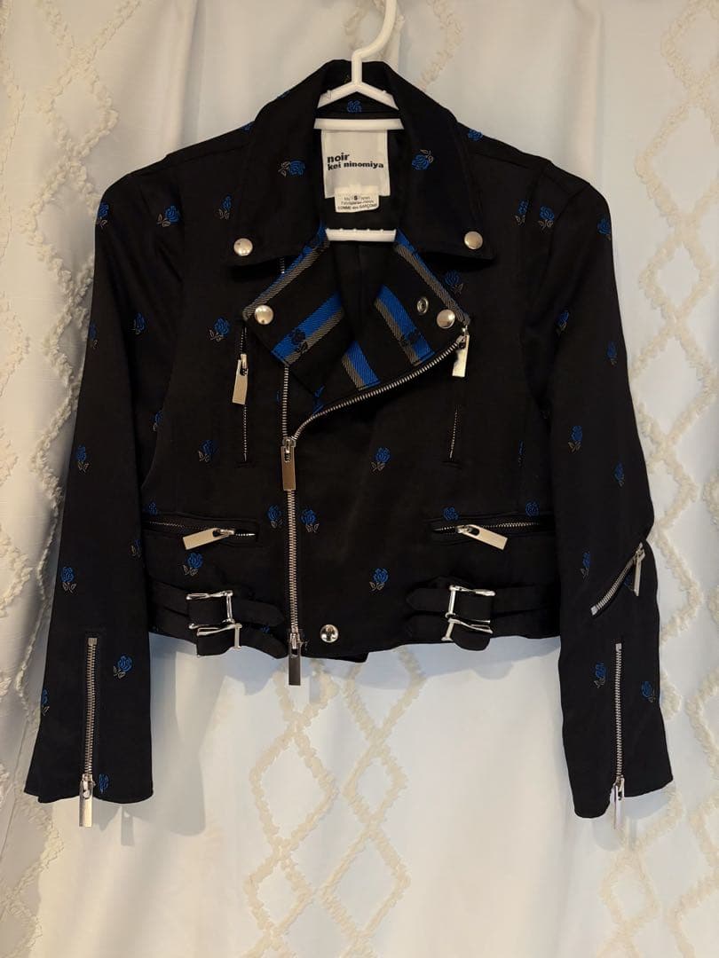 noir kei ninomiyaライダースジャケット