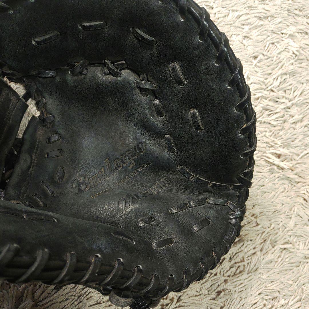 【ファーストミット】mizuno　軟式野球　グローブ　ブラック　一般