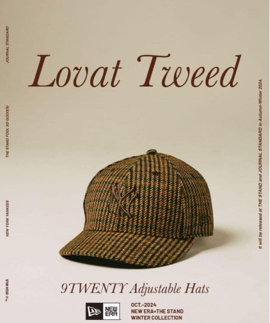 New Era Lovat Tweed キャップ　チェック　ツイード ニューエラ