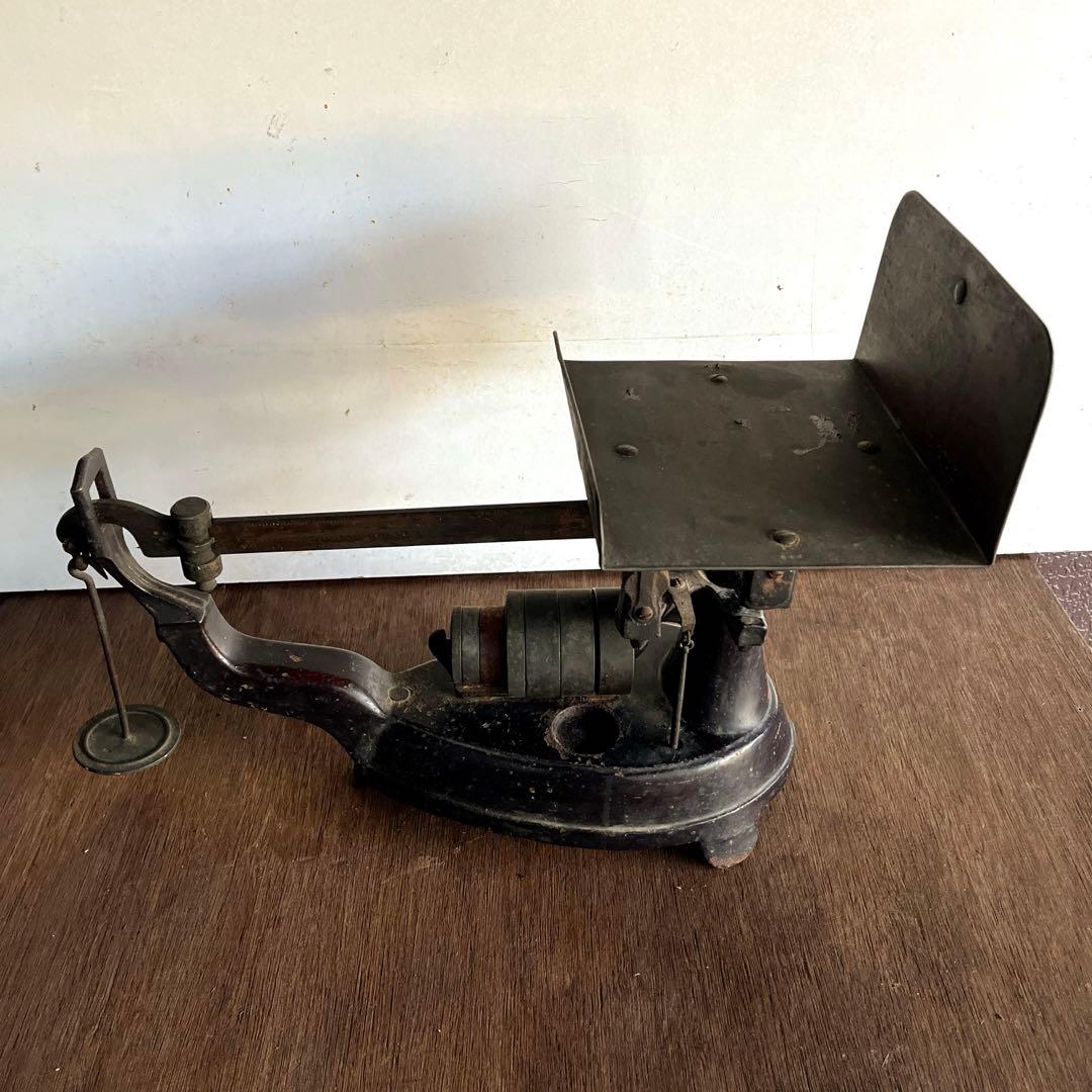 アンティーク古い分銅秤