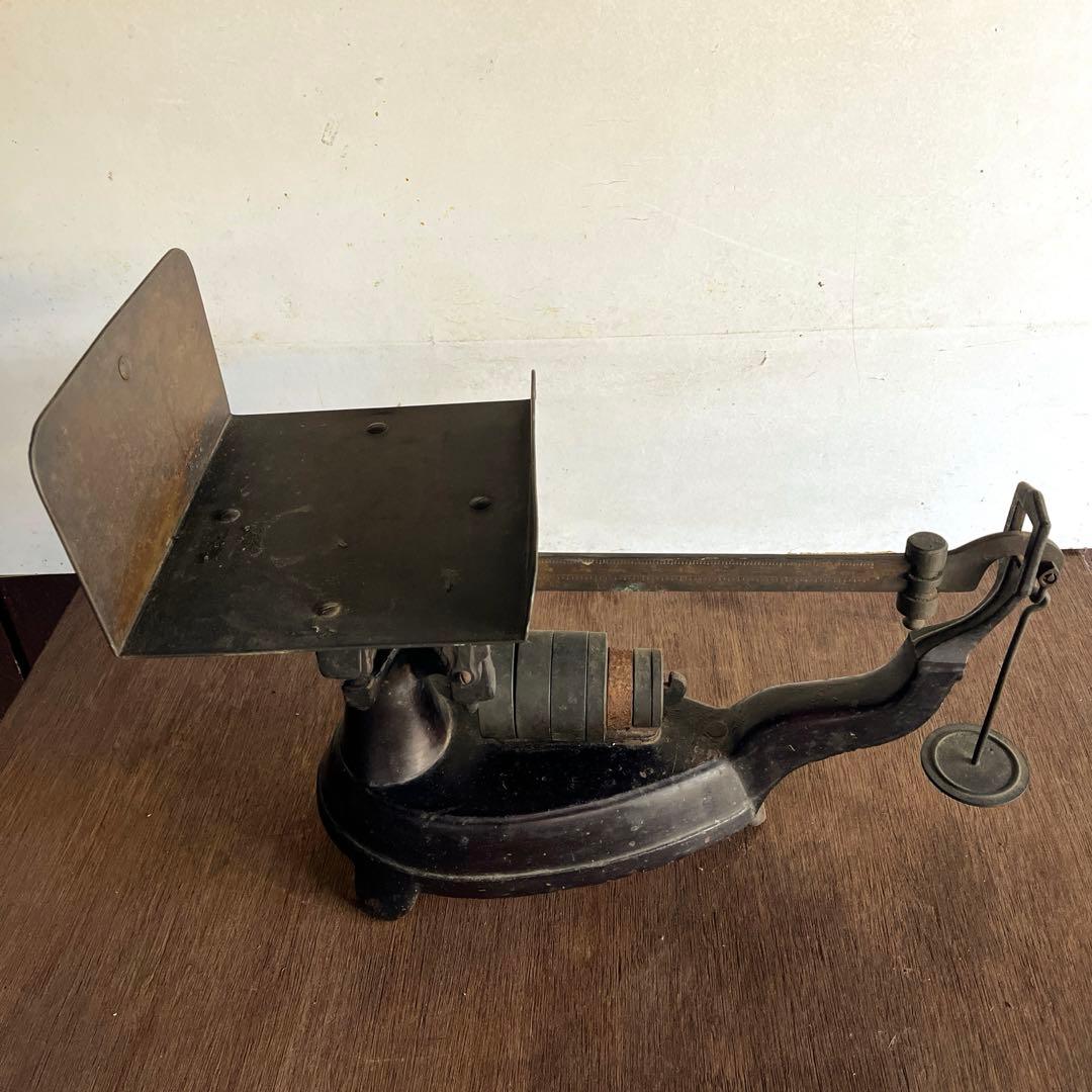 アンティーク古い分銅秤