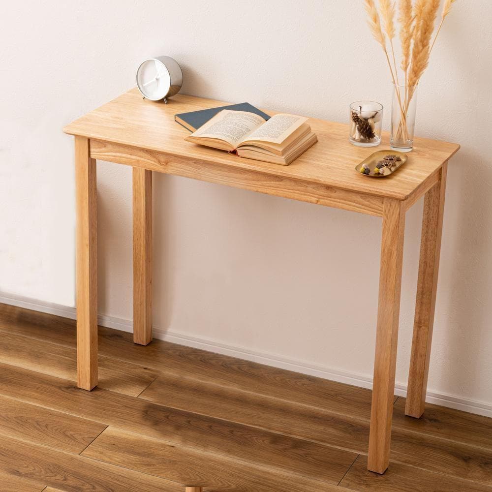 無垢材 カウンターテーブル ハイテーブル 木製 机 キッチン デスク リビング