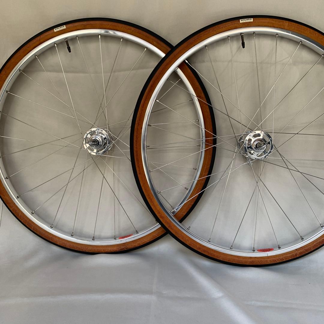 カンパニョーロレコードハブ+スーパーチャンピオン650Bリム　完組ホイール美品