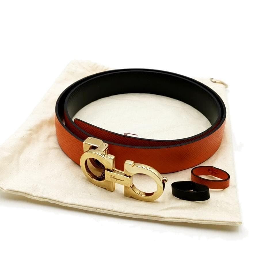 超美品 サルヴァトーレフェラガモ リバーシブルベルト 11-25122207