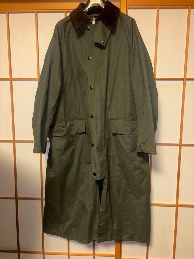 Barbour Burghley OS ロングコート 36