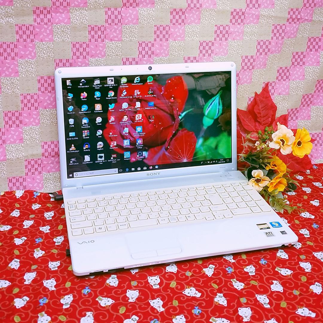 格安/新Win10搭載/ソニーVAIO/動画編集/オフィス/大容量/ソフト多数