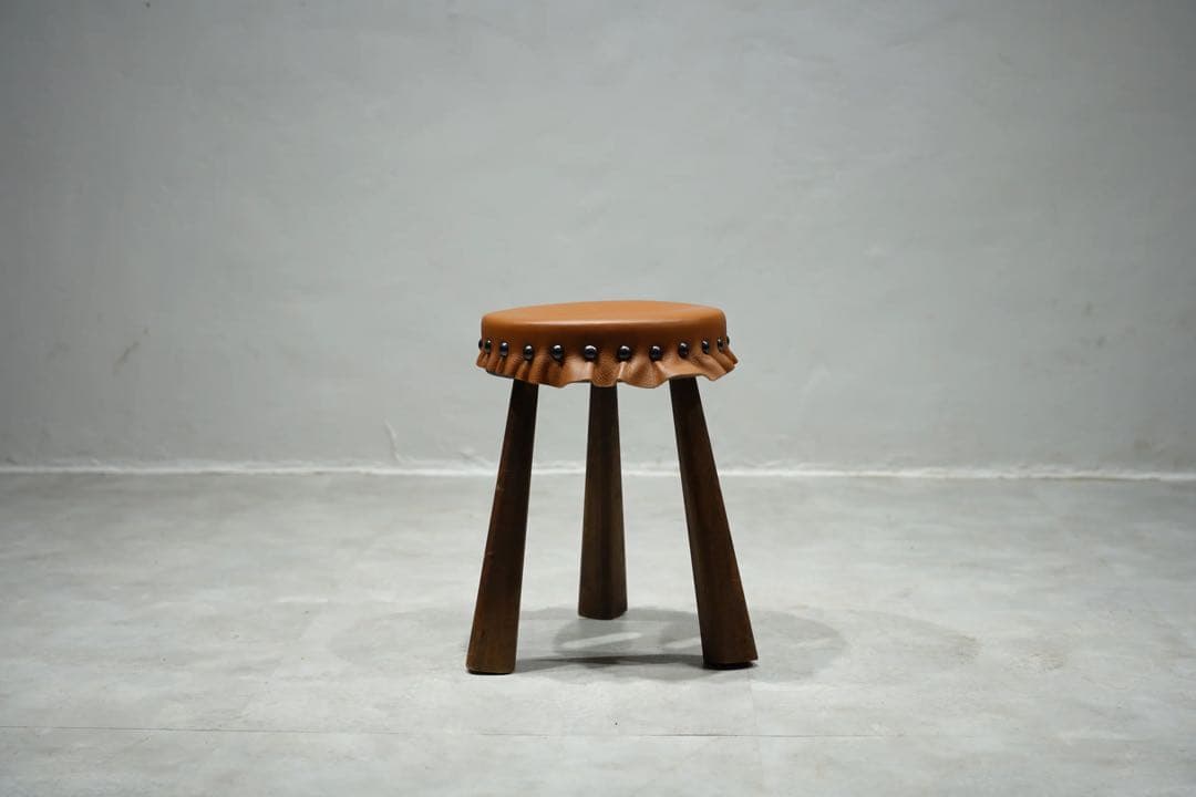 ファーマーズチェア　Spain vintage スツール　アンティーク