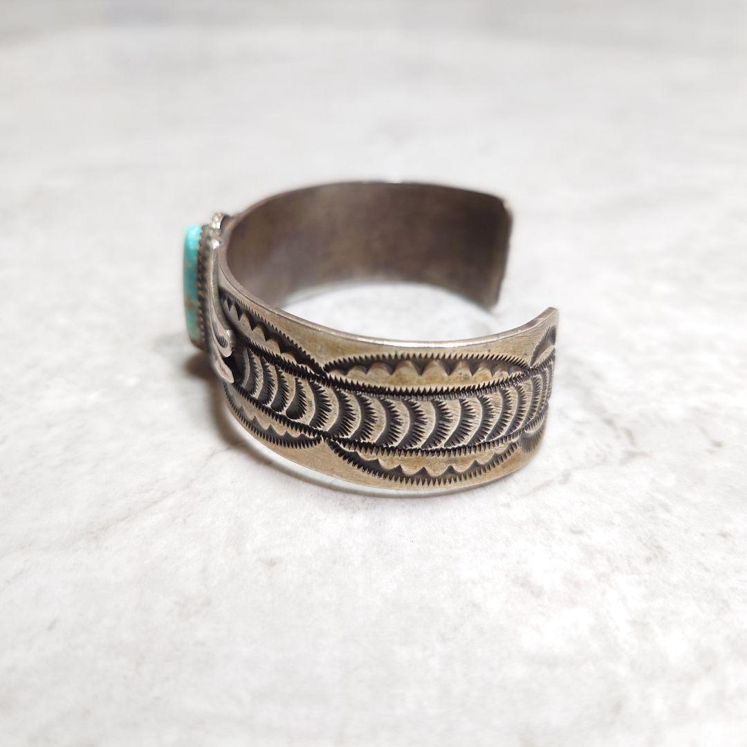 NAVAJO ナバホ Rick Martinez ターコイズバングル 925