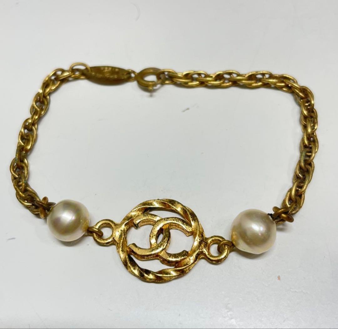 マ*ス様 CHANEL 1982年製 ヴィンテージ　ブレスレット