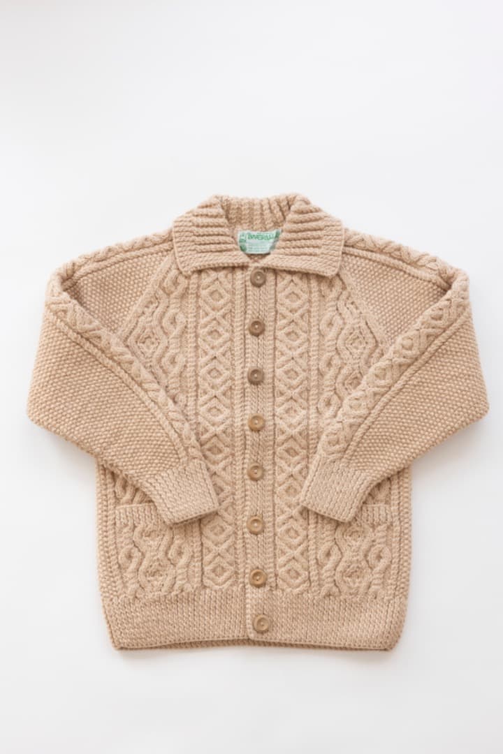 INVERALLAN　インバーアラン　3A ラグランスリーブニットカーディガン