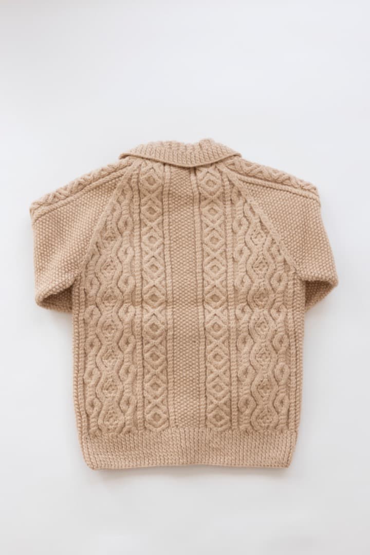 INVERALLAN　インバーアラン　3A ラグランスリーブニットカーディガン