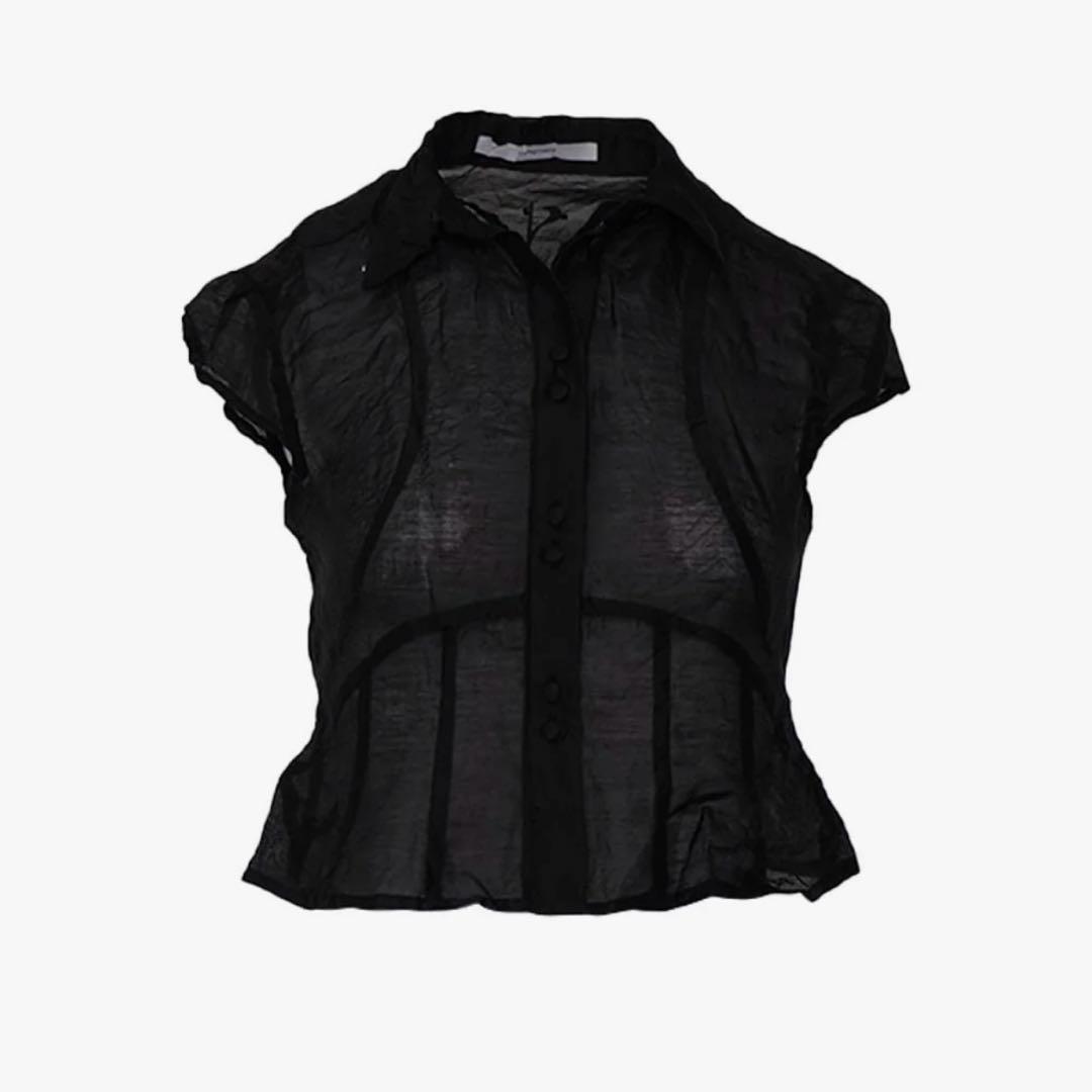 トップス THEREDTHREAD Spuff sleeve tops lightning