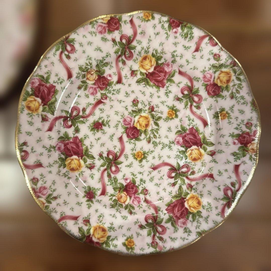 ロイヤルアルバート　皿　2枚　ピンク