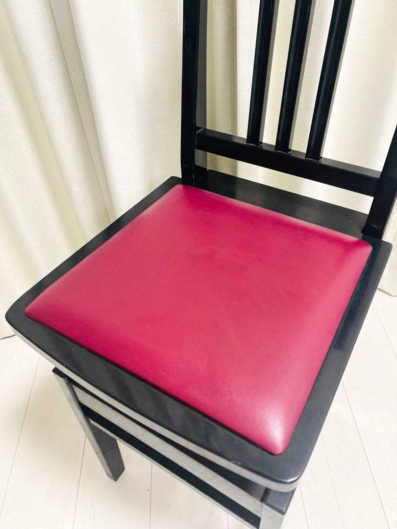 ピアノ椅子　背もたれ　高さ調節可能　ピアノ　チェア